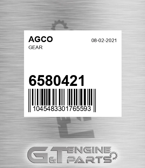 6580421 Gear