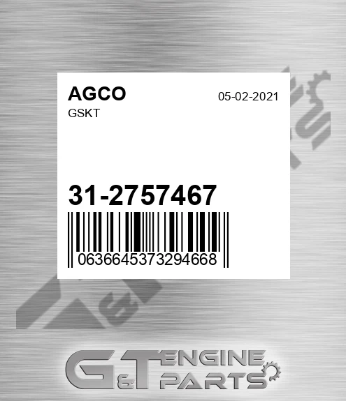 31-2757467 Gskt for AGCO