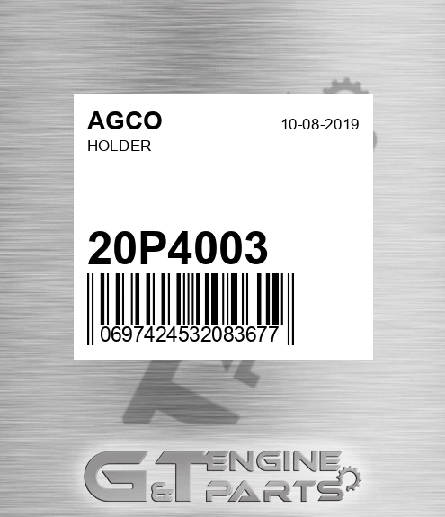 20P4003 AGCO Holder