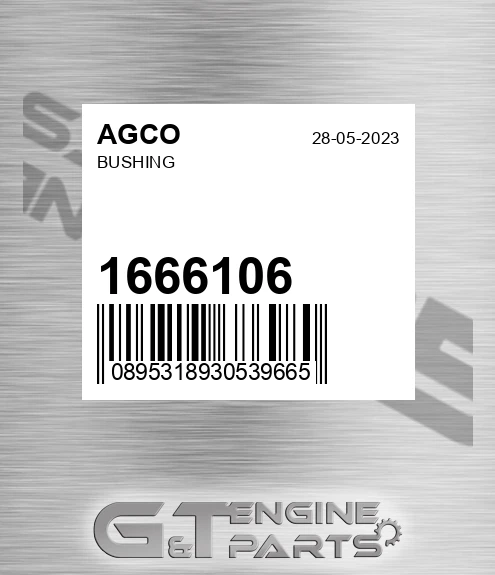 1666106 Bushing for AGCO