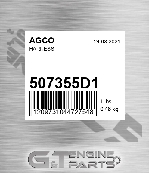 507355D1 AGCO Harness