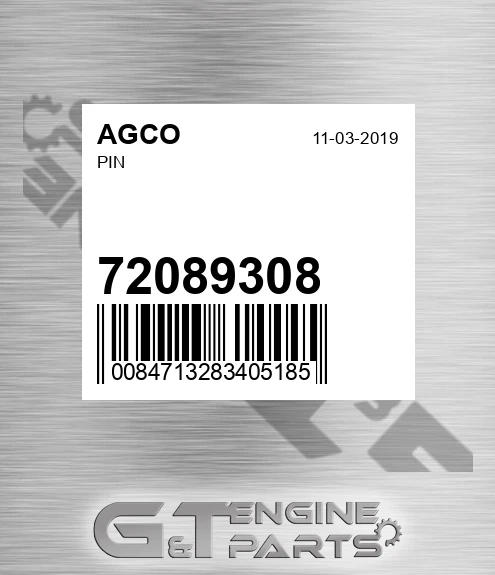 72089308 AGCO Pin