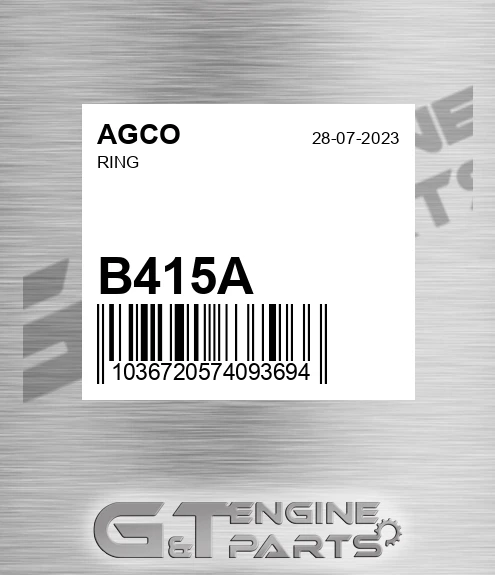B415A AGCO Ring