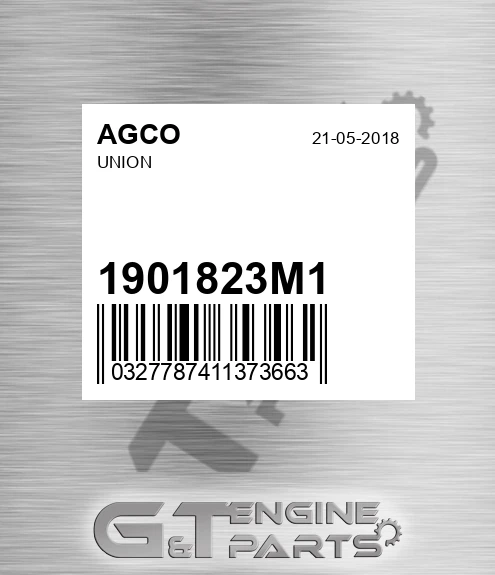 1901823M1 Union for AGCO