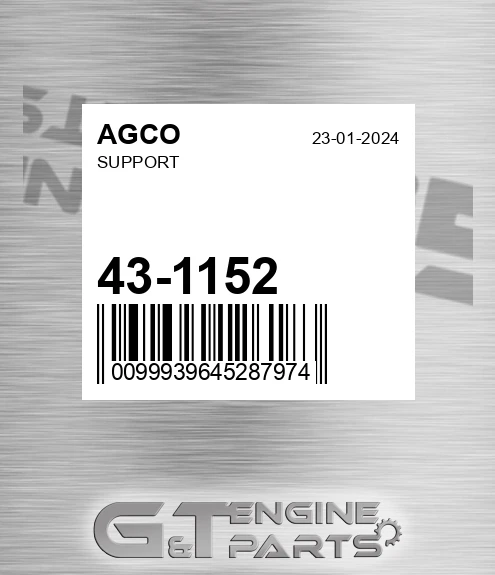 43-1152 Support for AGCO