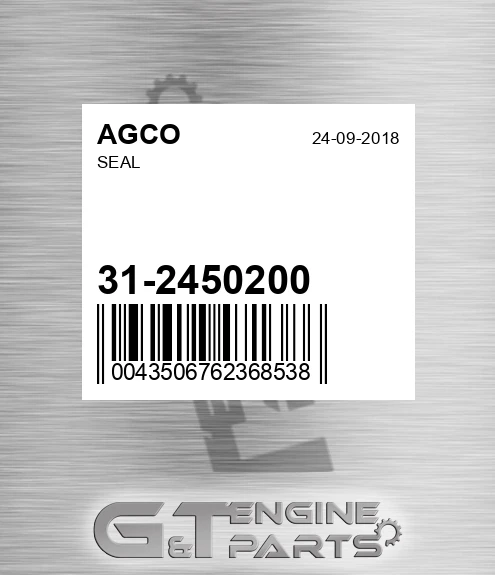 31-2450200 Seal for AGCO