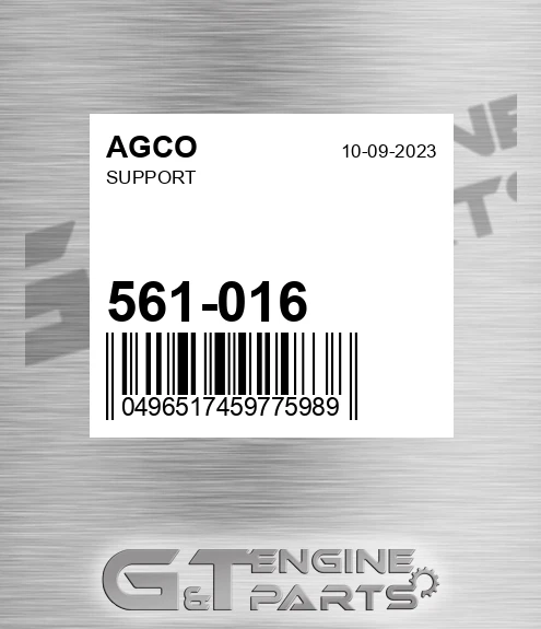 561-016 Support for AGCO