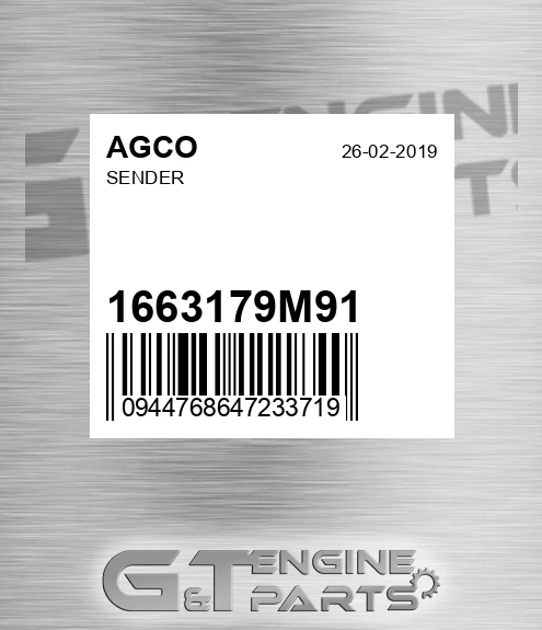 1663179M91 Sender