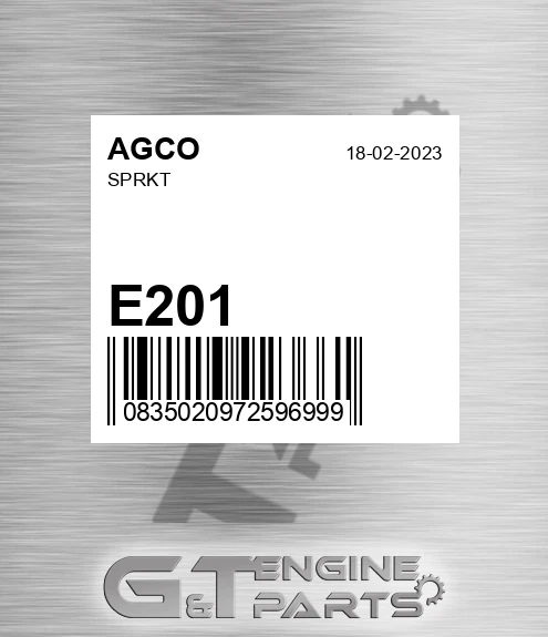 E201 AGCO Sprkt