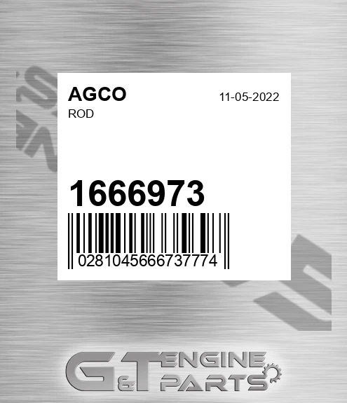 1666973 Rod for AGCO