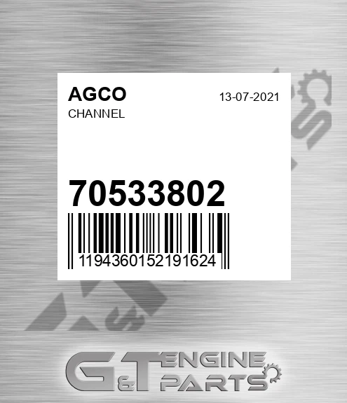 70533802 Channel