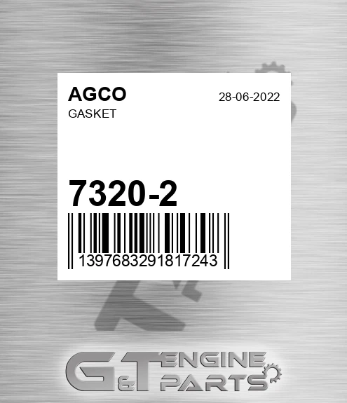 7320-2 Gasket for AGCO