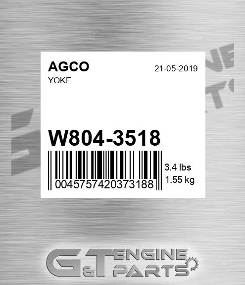 W804-3518 Yoke