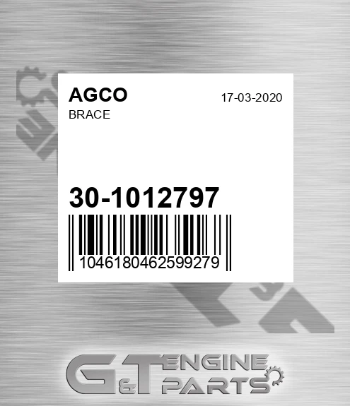 30-1012797 Brace for AGCO