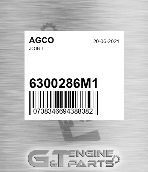 6300286M1 Joint