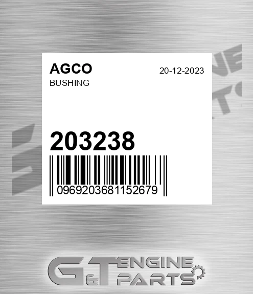 203238 Bushing for AGCO