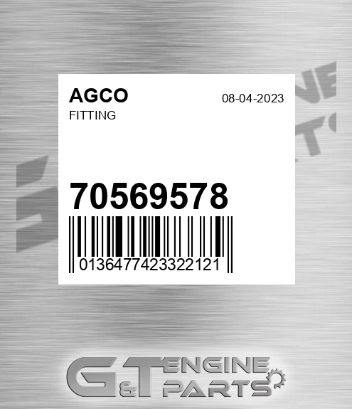 70569578 Fitting