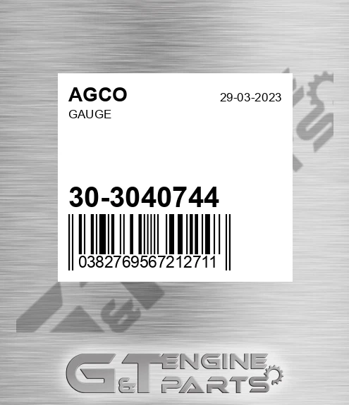 30-3040744 Gauge for AGCO