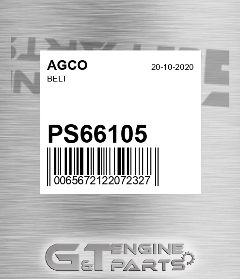 PS66105 AGCO Belt