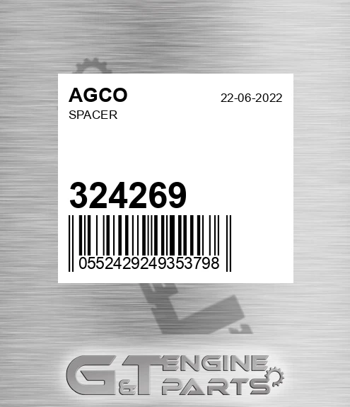 324269 Spacer for AGCO