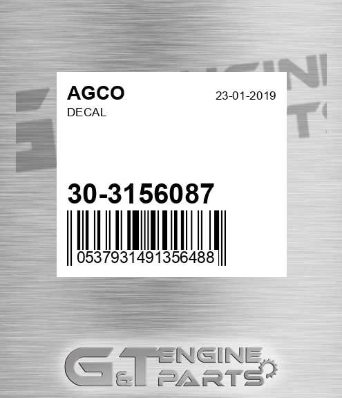 30-3156087 Decal for AGCO