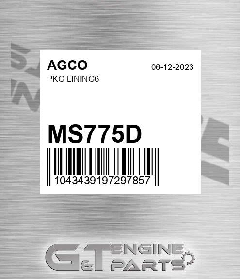 MS775D Pkg Lining6