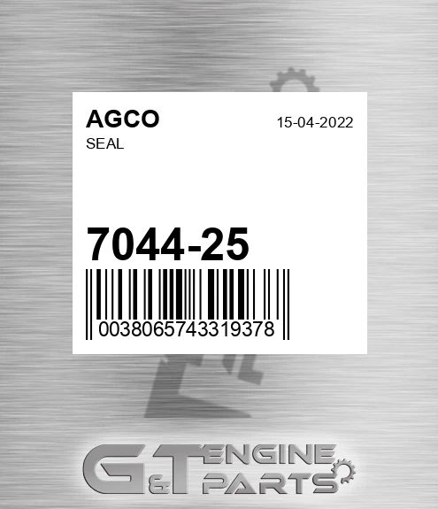 7044-25 Seal for AGCO