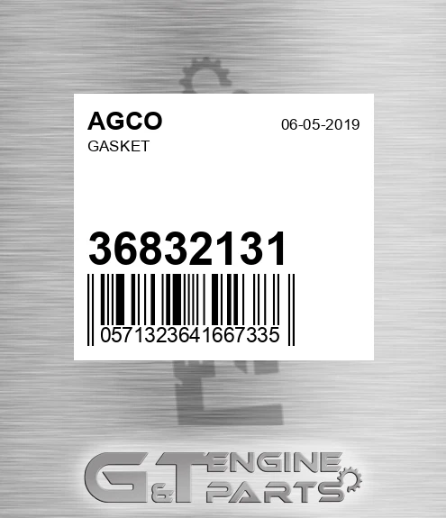 36832131 Gasket for AGCO