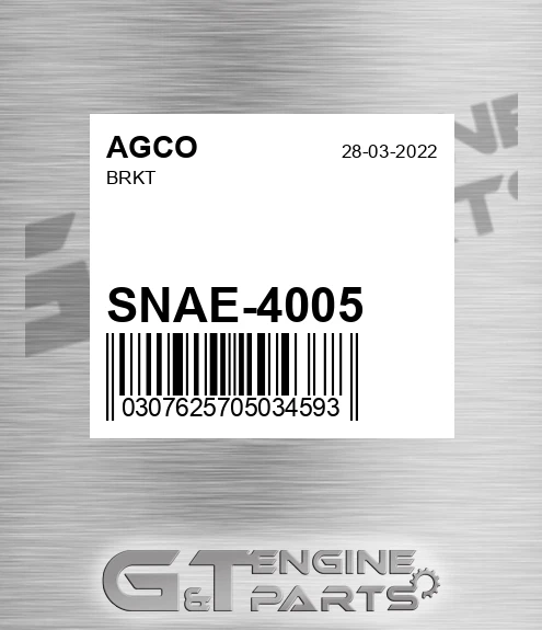 SNAE-4005 Brkt for AGCO