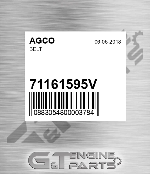 71161595V Belt for AGCO