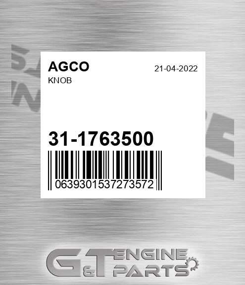 31-1763500 Knob for AGCO