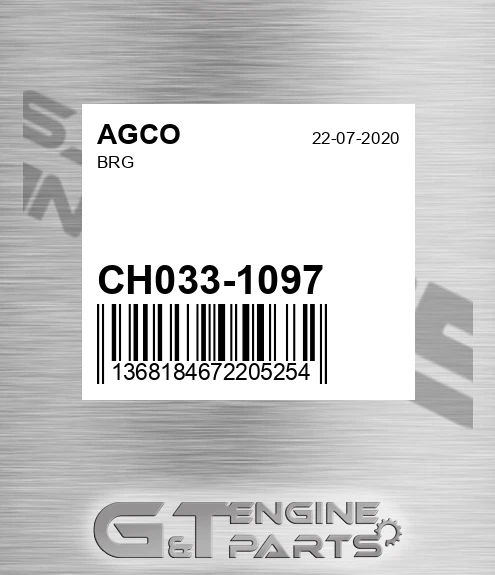 CH033-1097 Brg for AGCO