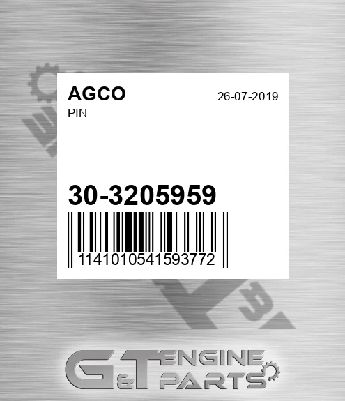30-3205959 Pin for AGCO