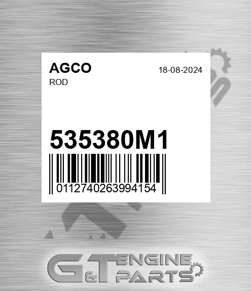 535380M1 Rod for AGCO