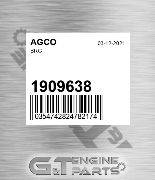 1909638 Brg for AGCO