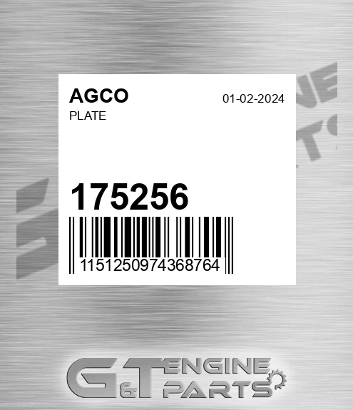 175256 Plate