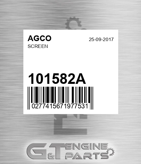 101582A Screen for AGCO