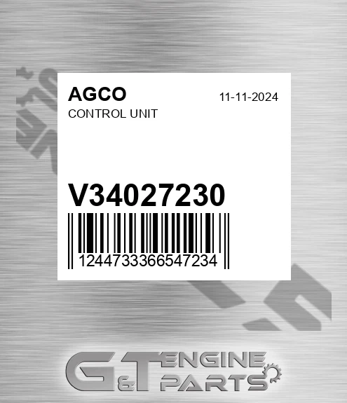 V34027230 Control Unit
