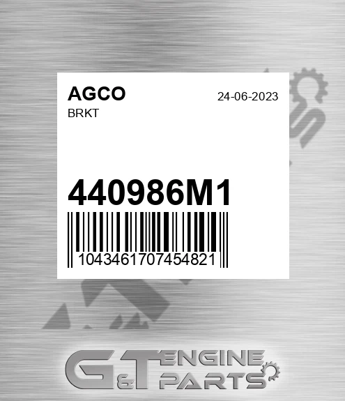 440986M1 Brkt for AGCO