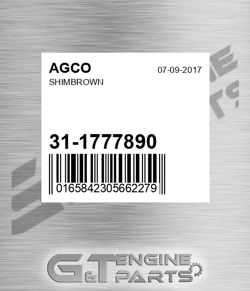 31-1777890 Shimbrown for AGCO