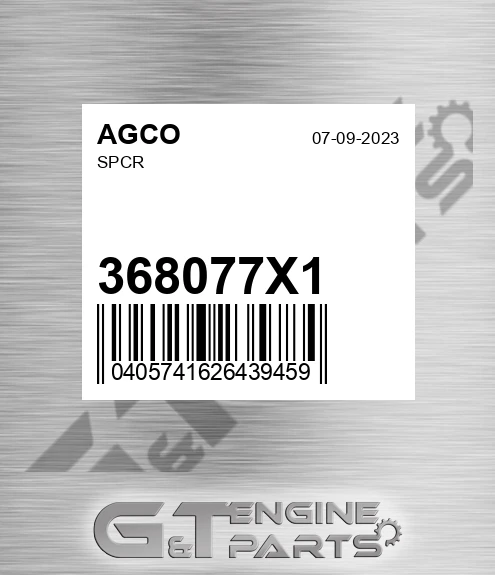 368077X1 Spcr for AGCO