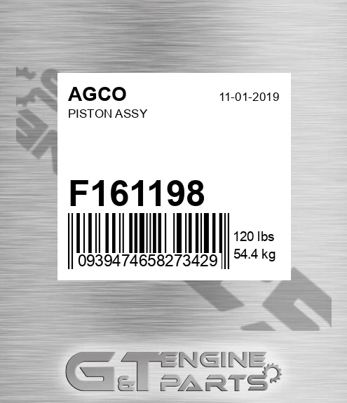 F161198 Piston Assy