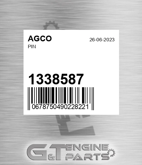 1338587 AGCO Pin