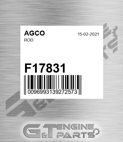 F17831 AGCO Rod