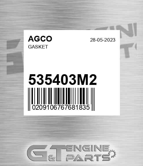 535403M2 Gasket for AGCO