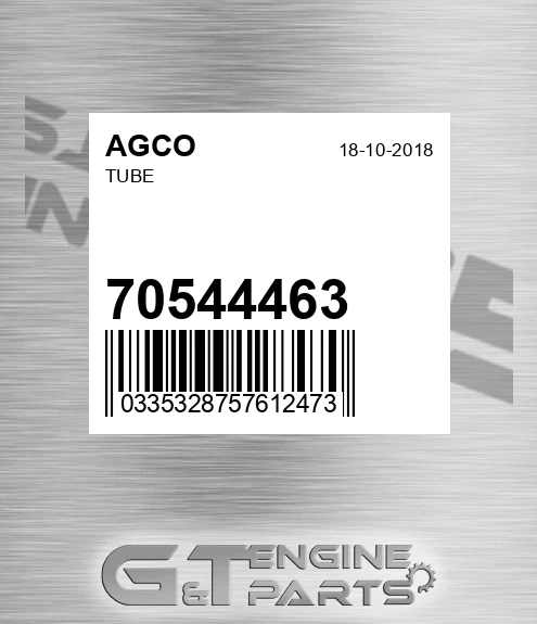 70544463 AGCO Tube
