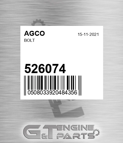 526074 AGCO Bolt