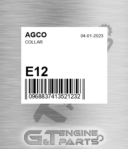 E12 AGCO Collar