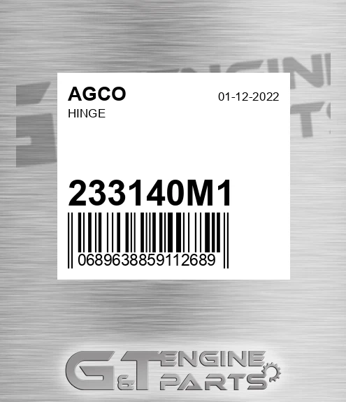 233140M1 AGCO Hinge