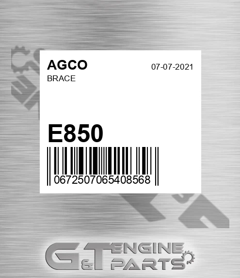 E850 Brace